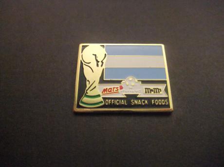 WK voetbal Italië 1990 sponsor M&M Mars deelnemer Argentinië